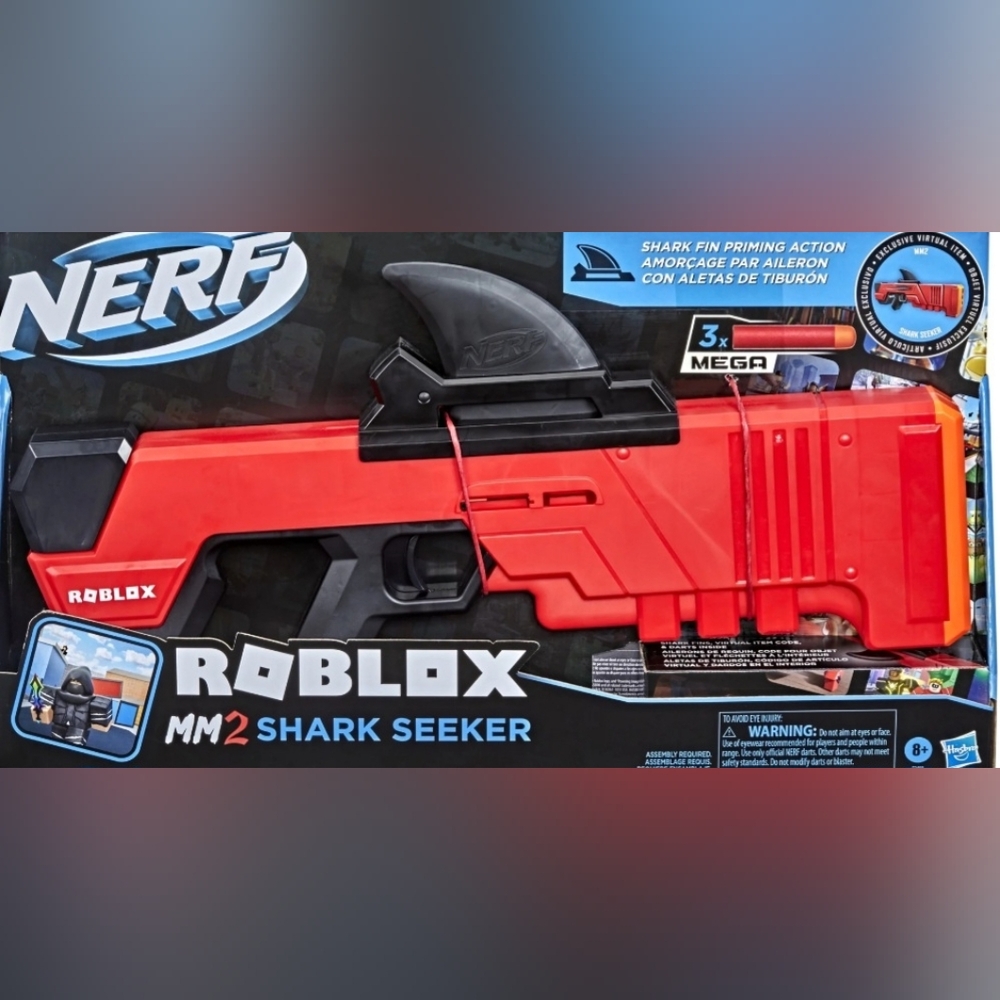 Nerf Roblox MM2 Shark Seeker Blaster